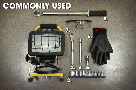 Commonly Used Tools for Receiver Hitch Installation