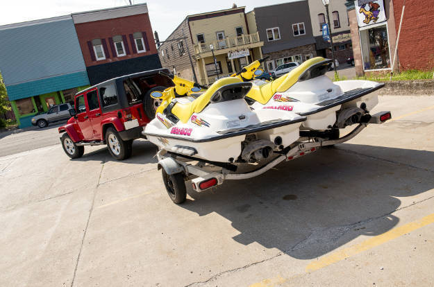 Jeep Jet Ski Trailer Towing for Beginners