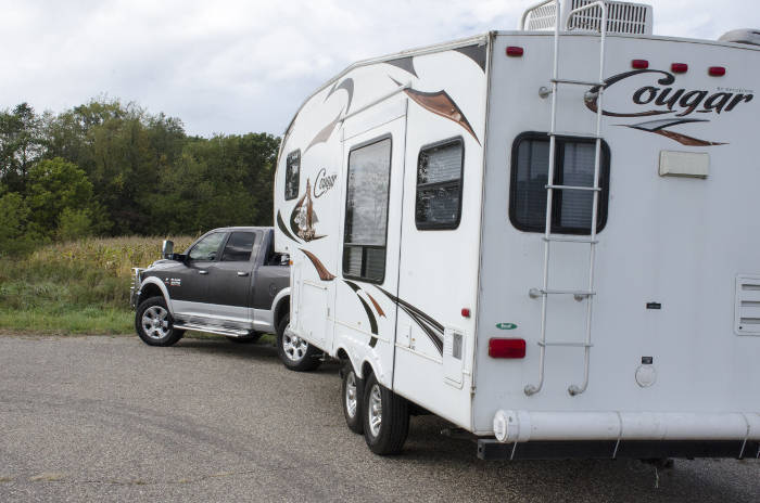 Make Wide Turns When Backing Up a Trailer