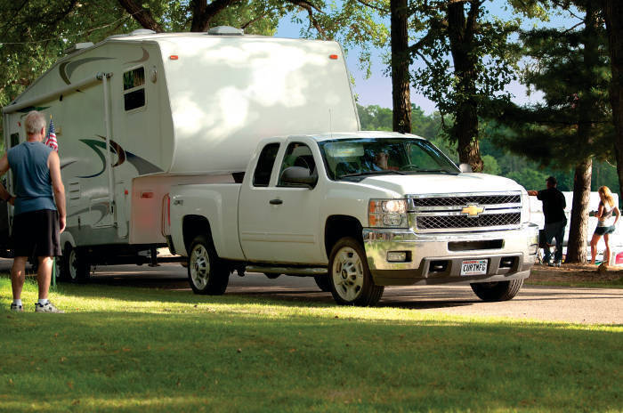 Parking a 5th Wheel Trailer