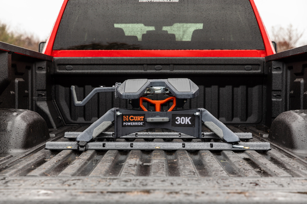 PowerRide 30K 5th Wheel Hitch in Truck Bed