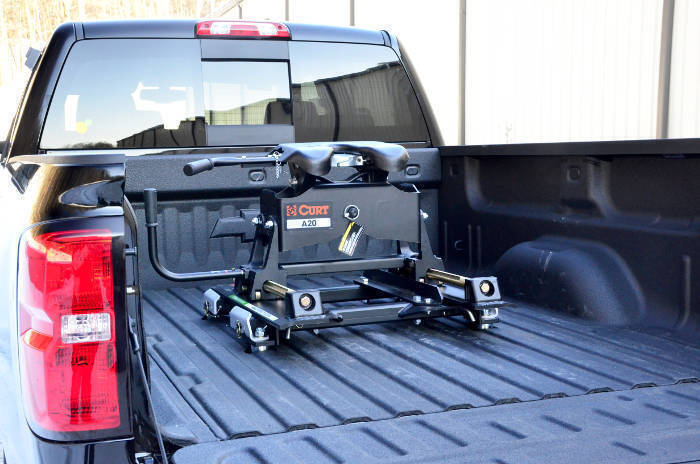 Sliding 5th Wheel Hitch Installed