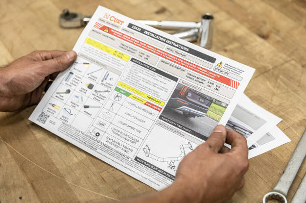 Trailer Hitch Installation Instructions