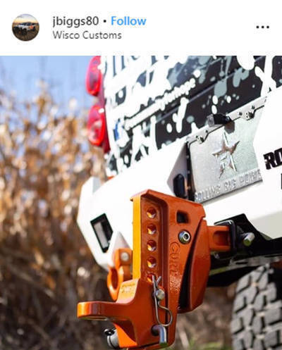 jbiggs80 Wisco Customs Instagram Orange Rebellion XD Hitch